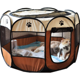 "SAFPET™" Portable Folding Pet Playpen | for Indoor and Outdoor