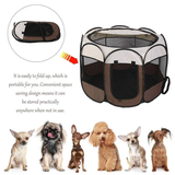 "SAFPET™" Portable Folding Pet Playpen | for Indoor and Outdoor
