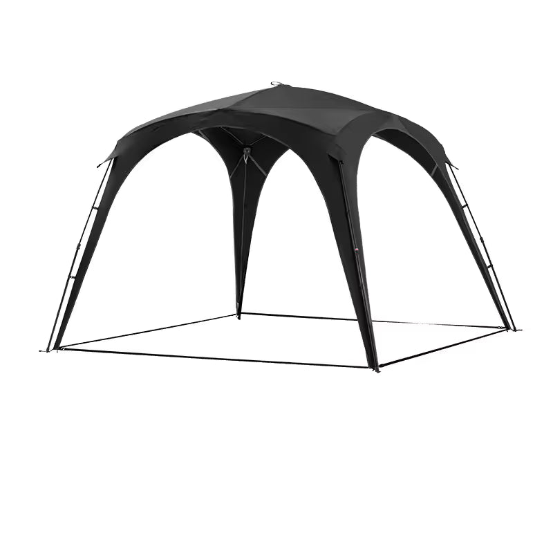 Den Premium Canopy — product shot on white background, black colourway