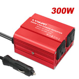 ''DAPOWER™'' Dual USB Car Power Inverter 300W DC 12V To AC 110V