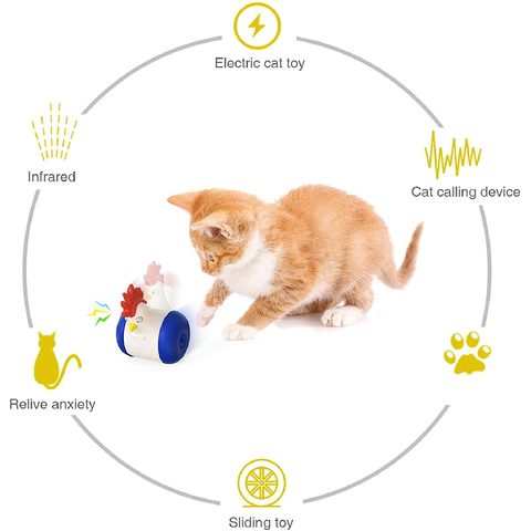 KARLA™ INTERACTIVE CHICKEN LASER CAT TOY