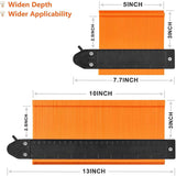 2 Pack Contour Gauge Profile Tool With Lock '' 5 + 10 ''