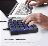 NUMTRO™ Mechanical Numeric Keypad 22 Keys