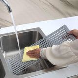 ROOLDY™ Kitchen Dish Drying Rack Over Sink Roll-up