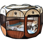 "SAFPET™" Portable Folding Pet Playpen | for Indoor and Outdoor