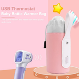 BABYFAST™ USB Charging Baby Milk Heater Bottle Warmer Bag Intelligence Travel Warm Holder