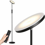 "OORCH™" LED Torchiere Floor Lamp with Stepless Dimming Temperature